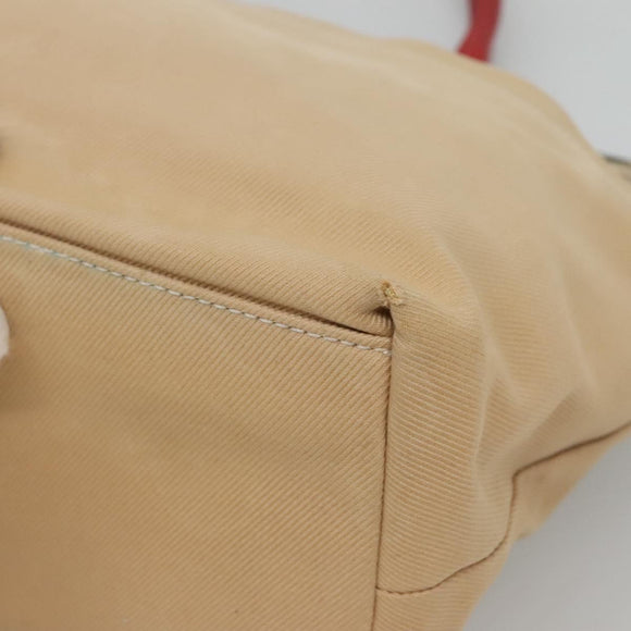 BURBERRY Blue Label Nova Check Tote Bag Canvas Beige Auth ti2867