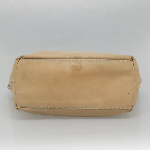 BURBERRY Blue Label Nova Check Tote Bag Canvas Beige Auth ti2867