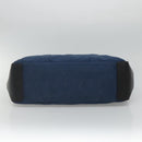 BURBERRY Blue Label Tote Bag Canvas Blue Auth ti2869-5