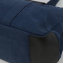 BURBERRY Blue Label Tote Bag Canvas Blue Auth ti2869-10