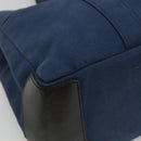 BURBERRY Blue Label Tote Bag Canvas Blue Auth ti2869-14