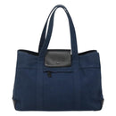 BURBERRY Blue Label Tote Bag Canvas Blue Auth ti2869-13