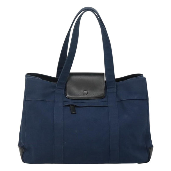 BURBERRY Blue Label Tote Bag Canvas Blue Auth ti2869