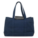 BURBERRY Blue Label Tote Bag Canvas Blue Auth ti2869-2