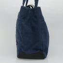 BURBERRY Blue Label Tote Bag Canvas Blue Auth ti2869-3