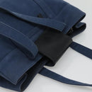 BURBERRY Blue Label Tote Bag Canvas Blue Auth ti2869-6