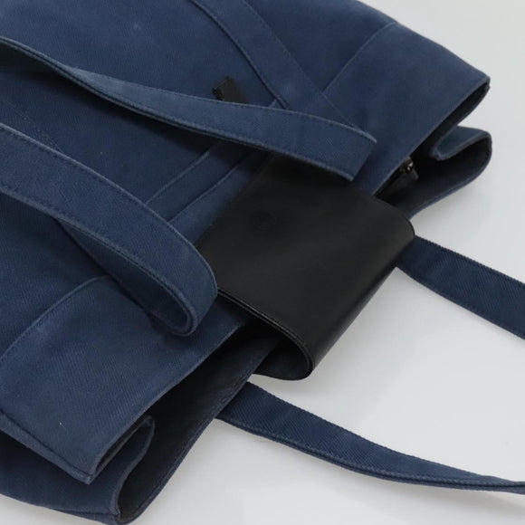 BURBERRY Blue Label Tote Bag Canvas Blue Auth ti2869