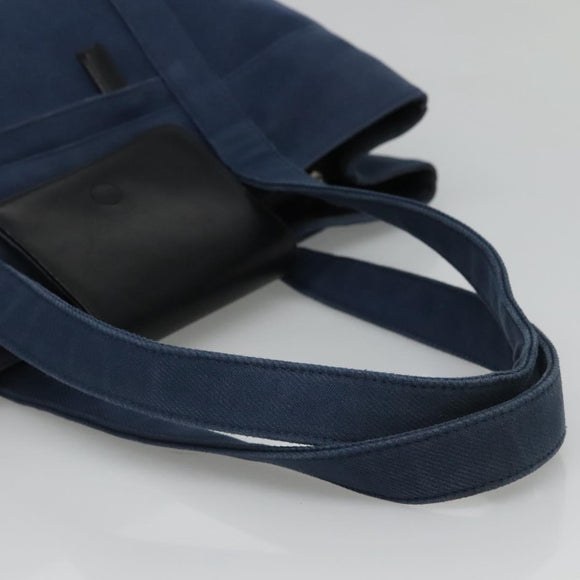 BURBERRY Blue Label Tote Bag Canvas Blue Auth ti2869
