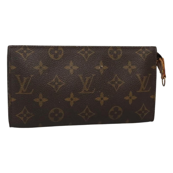 LOUIS VUITTON Monogram Bucket GM Accessory Pouch LV Auth ti2870