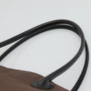Burberrys Blue Label Tote Bag Nylon Brown Auth ti2871-8