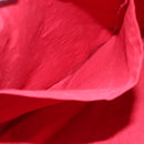 BURBERRY Shoulder Bag Canvas Red Auth ti2872-12