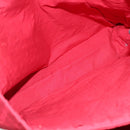 BURBERRY Shoulder Bag Canvas Red Auth ti2872-18