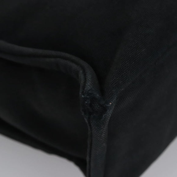 HERMES Fourre Tout MM Hand Bag Canvas Black Auth ti2874