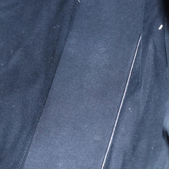 HERMES Fourre Tout MM Hand Bag Canvas Black Auth ti2874