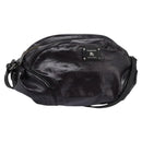 BURBERRY Blue Label Shoulder Bag Enamel Purple Auth ti2877-1