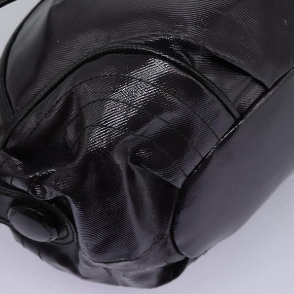 BURBERRY Blue Label Shoulder Bag Enamel Purple Auth ti2877