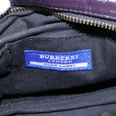 BURBERRY Blue Label Shoulder Bag Enamel Purple Auth ti2877-18
