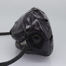 BURBERRY Blue Label Shoulder Bag Enamel Purple Auth ti2877-3