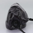 BURBERRY Blue Label Shoulder Bag Enamel Purple Auth ti2877-4