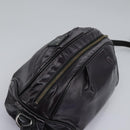 BURBERRY Blue Label Shoulder Bag Enamel Purple Auth ti2877-6