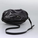 BURBERRY Blue Label Shoulder Bag Enamel Purple Auth ti2877-7