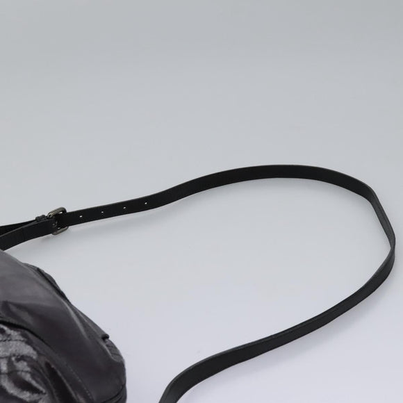 BURBERRY Blue Label Shoulder Bag Enamel Purple Auth ti2877