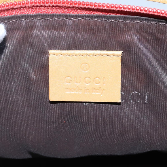 GUCCI Accessory Pouch Suede Orange 039 1103 Auth ti2878