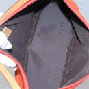 GUCCI Accessory Pouch Suede Orange 039 1103 Auth ti2878-11