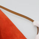 GUCCI Accessory Pouch Suede Orange 039 1103 Auth ti2878-14