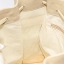 GUCCI Shoulder Bag Leather Beige Auth ti2881-21