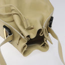 GUCCI Shoulder Bag Leather Beige Auth ti2881-6