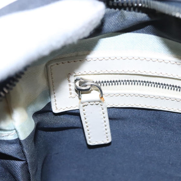 FENDI Hand Bag Canvas Navy Auth ti2885