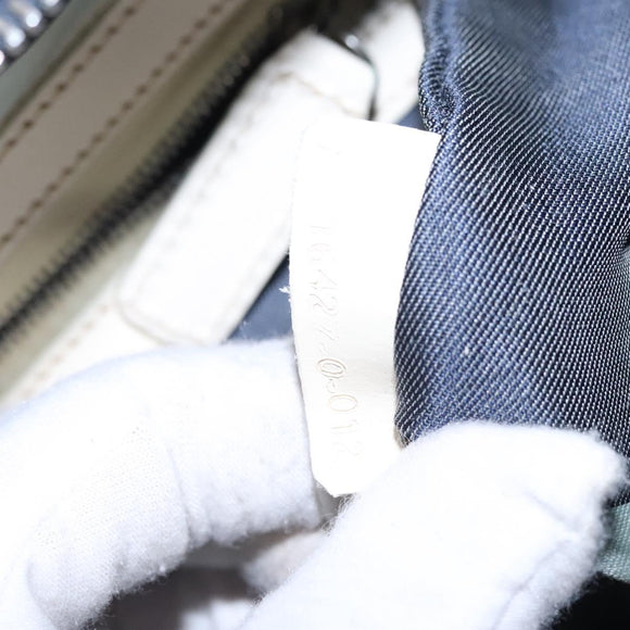 FENDI Hand Bag Canvas Navy Auth ti2885