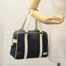 FENDI Hand Bag Canvas Navy Auth ti2885-23