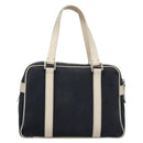 FENDI Hand Bag Canvas Navy Auth ti2885-2