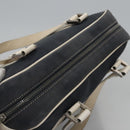 FENDI Hand Bag Canvas Navy Auth ti2885-6