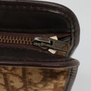 Christian Dior Trotter Canvas Clutch Bag Brown Auth ti2891-8