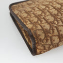 Christian Dior Trotter Canvas Clutch Bag Brown Auth ti2891-14