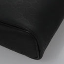 Christian Dior Honeycomb Canvas Clutch Bag PVC Leather Black Silver Auth ti2892-15