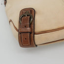 BURBERRY Blue Label Shoulder Bag Canvas Beige Auth ti2894-14