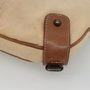 BURBERRY Blue Label Shoulder Bag Canvas Beige Auth ti2894-15