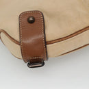 BURBERRY Blue Label Shoulder Bag Canvas Beige Auth ti2894-16