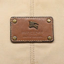 BURBERRY Blue Label Shoulder Bag Canvas Beige Auth ti2894-17