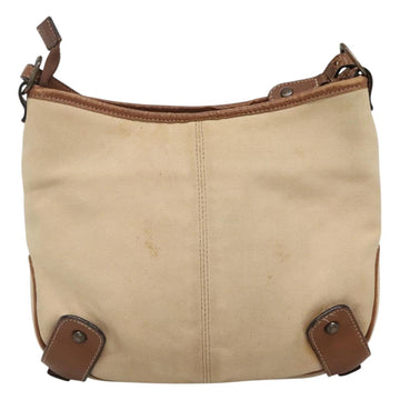 BURBERRY Blue Label Shoulder Bag Canvas Beige Auth ti2894 - 0