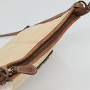 BURBERRY Blue Label Shoulder Bag Canvas Beige Auth ti2894-6