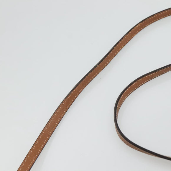 BURBERRY Blue Label Shoulder Bag Canvas Beige Auth ti2894