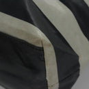 BURBERRY Blue Label  Coated Canvas Black White Auth ti2895-17