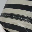 BURBERRY Blue Label  Coated Canvas Black White Auth ti2895-18