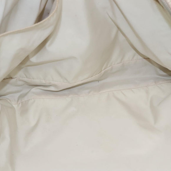 CHANEL New Travel line Hand Bag Nylon Beige CC Auth ti2897