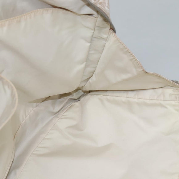 CHANEL New Travel line Hand Bag Nylon Beige CC Auth ti2897